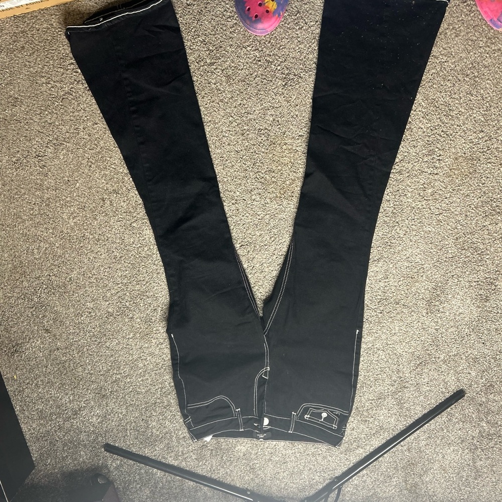 Joey Black Flare Jeans